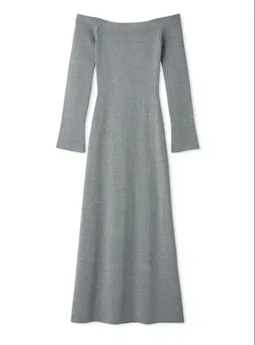 오프숄더 I라인 니트 원피스 [ 강혜원 착용 ]