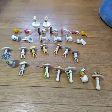 버섯 캡슐 토이 세트