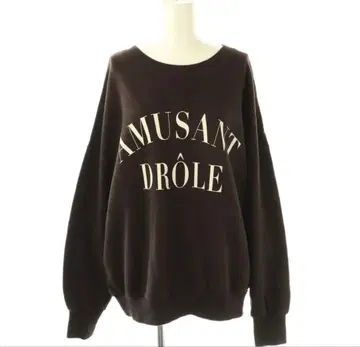 IENA 맨투맨 티셔츠 긴팔 로고 쭈리