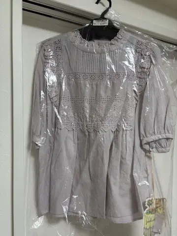 yukiemon 레이스 스파이 블라우스