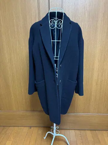 네이비 체스터 코트