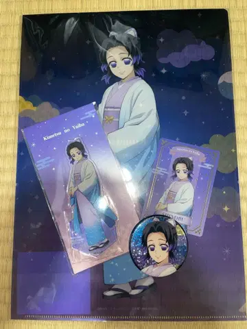 점프 페스타 귀멸의 칼날 코쵸우 시노부 캔뱃지 아크릴 스탠드 클리어 파일