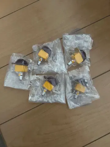 쵸시쿤 나라분데스. 캡슐 토이 5개 세트