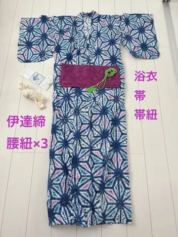 유카타 오비 허리끈 등 6종 세트