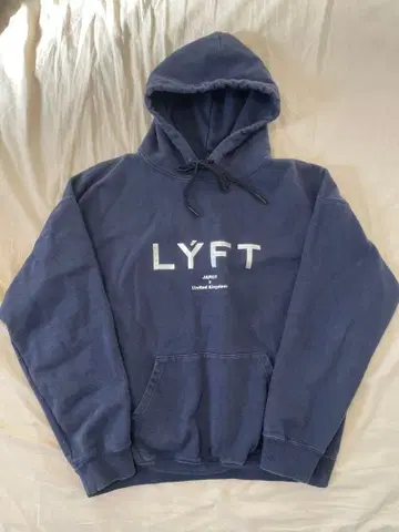 LYFT 네이비 후드티 S 사이즈