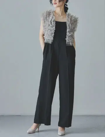 niana 튤 베스트 올인원 드레스 팬츠 드레스 andresd