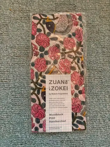 Zuan8 Zokei 목판 인쇄 손수건