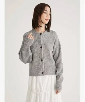 [에미] eco 라메 니트 가디건 13WND251030