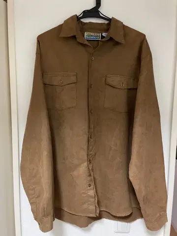 90s 스웨이드 셔츠