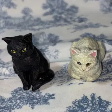 하시모토 미오 가챠 미니어처 고양이 조각 피규어 고양이 세트