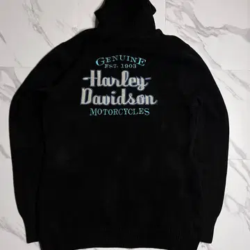 Harley-Davidson 뒷면 빅 자수 집업