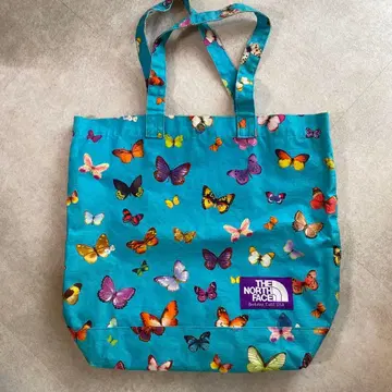 THE NORTH FACE 토트백 터콰이즈 블루 나비