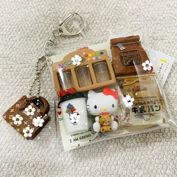 가챠 파우치 헬로키티 캡슐 토이 백 포함 키링