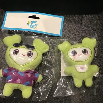 봉제 인형 2개 세트