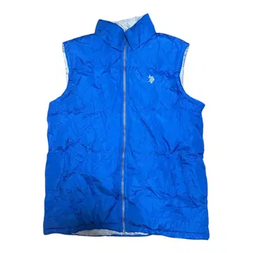 U.S. POLO ASSN. 파랑 집업 베스트 S 사이즈