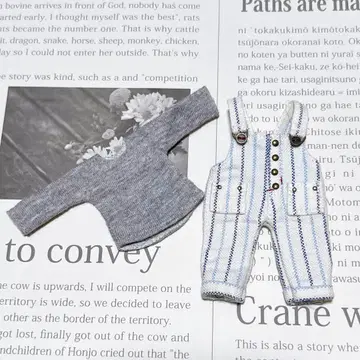 넨도로이드돌 오버롤 T셔츠 작가 넨도로이드 인형 의류