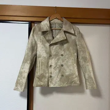 Modern lovers 베이지 스웨이드풍 더블 브레스트 자켓