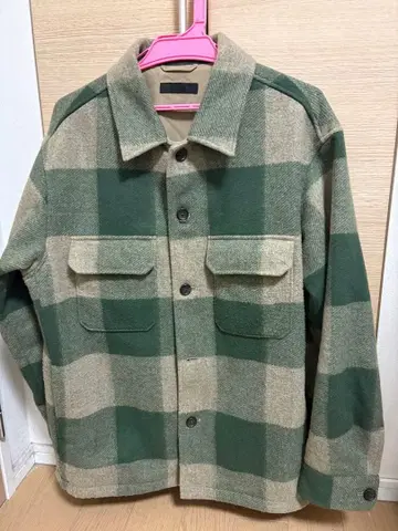 유니클로 오버 셔츠 자켓