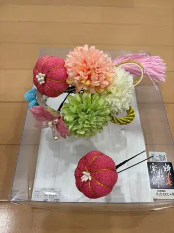 헤어콤 세트 성인식 일본 의류 기모노 머리 장식 헤어 액세서리