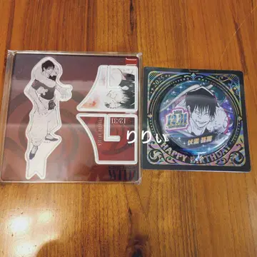 주술회전 후시구로 토우지 생일 캔뱃지 명장면 디오라마 피규어