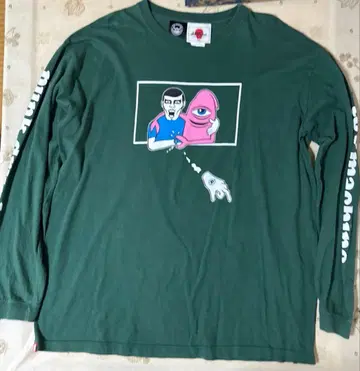 펑크 드렁커스 토이 머신 긴팔 콜라보 T셔츠