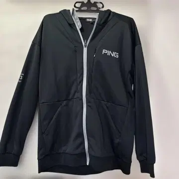 새상품급 PING 풀 지퍼 후디 블랙