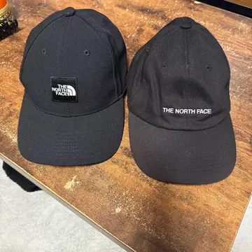 THE NORTH FACE 블랙 캡 2개 세트