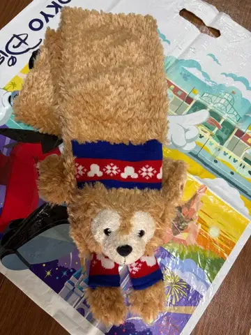 홍콩 디즈니 더피 머플러