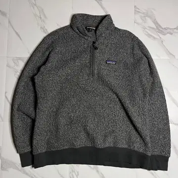 Patagonia 보아 플리스 하프 지퍼 그레이