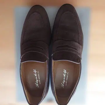 스웨이드 페니 로퍼 브라운