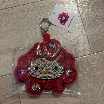 간사이 만박 헬로키티 미야쿠미야쿠 키라키라 키링 빨간색