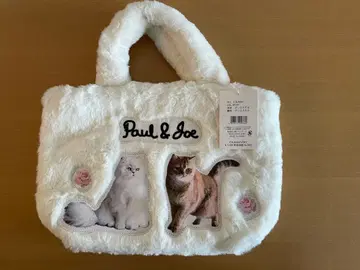 Paul & Joe 아이보리 고양이 토트백 PJA-B685 무료배송