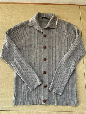 SHIPS 가디건 니트 스웨터, 그레이, L 사이즈