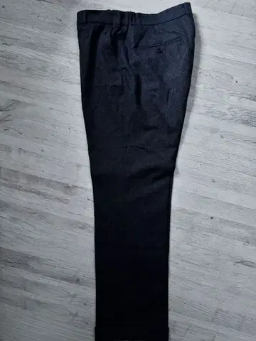 BEAMS 플란넬 슬랙스 레어 XL 다크 그레이