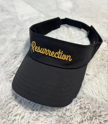 Resurrection 베이직 로고 선바이저 블랙