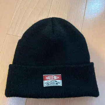 challenger 니트 모자 니트 캡 블랙 레어 완판