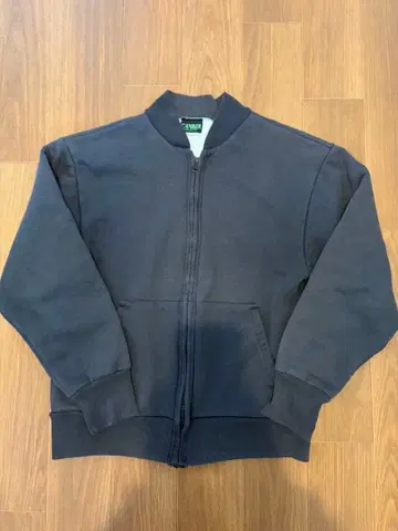 캠버 Camber 풀 지퍼 맨투맨 가디건 S 페이드 블랙