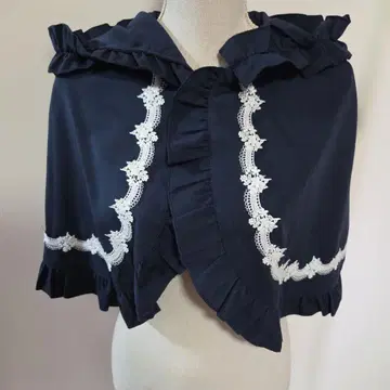 axes femme kawaii 동화의 소공녀 케이프 네이비