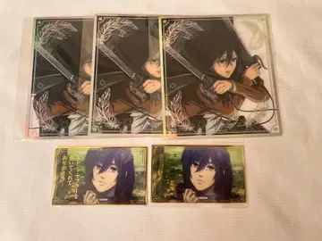 진격의 거인 Attack on Memory 색지 금박 스티커 미카사