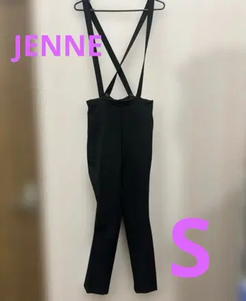 새상품급 JENNE 블랙 살로펫 슬림핏 S