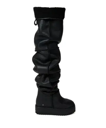 YELLO JACOB 루즈핏 롱 부츠 블랙 L