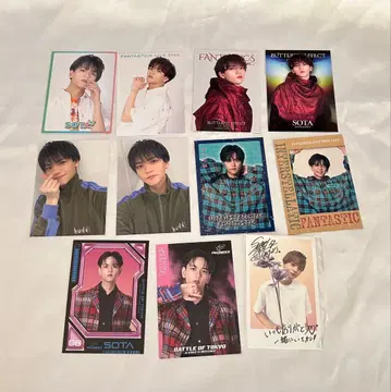 FANTASTICS 나카지마 소우타 트레이딩 카드 세트