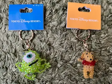 푸우 마이크 와조스키 비즈 키링