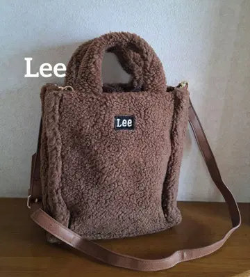 Lee 자수 로고 보아 2Way 토트백