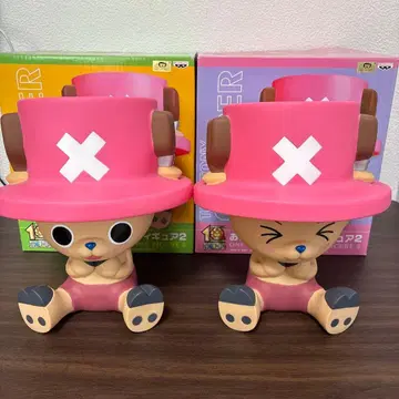 원피스 커다란 초파 피규어 소프트 비닐 2개 세트