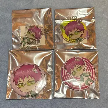 사이키 쿠스오의 재난 아크릴 참 캔뱃지 쿠스오