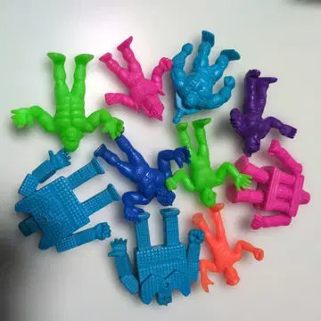 근육맨 근육맨 지우개 MUSCLE 해외판 형광색 경질 레어 근육맨 지우개