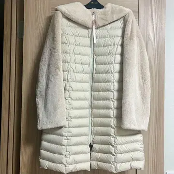 [ 새상품급 ] 퍼 절개 다운 자켓