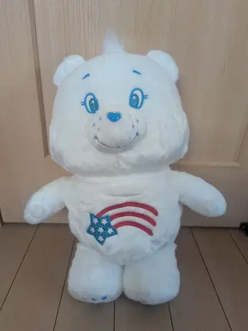 [ 새상품 미사용 ] 케어베어 키라키라 BIG 봉제 인형 화이트