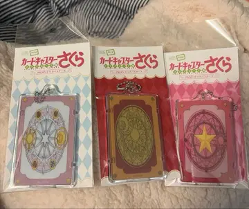 전 3종 카드캡터 사쿠라 piica 클리어 패스 케이스